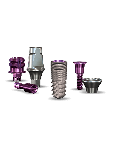InterActive 3.7mmDx8mmL SBM: 3.0mmD Platform Dental Implant System - 1/Pack
