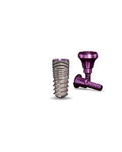 simplyInterActive 3.7mmDx8mmL SBM: 3.0mmD Platform Dental Implant System - 1/Pack