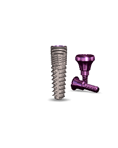 simplyInterActive 3.7mmDx11.5mmL SBM: 3.0mmD Platform Dental Implant System - 1/Pack