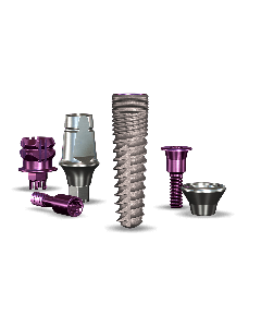 InterActive 3.7mmDx13mmL SBM: 3.0mmD Platform Dental Implant System - 1/Pack