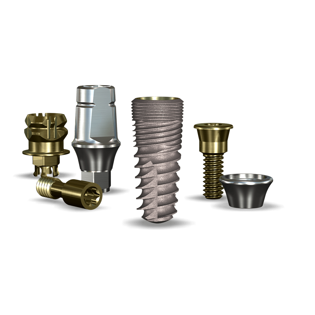 InterActive 4.3mmDx10mmL SBM: 3.4mmD Platform Dental Implant System - 1/Pack