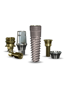 InterActive 4.3mmDx13mmL SBM: 3.4mmD Platform Dental Implant System - 1/Pack