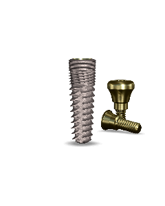 simplyInterActive 4.3mmDx13mmL SBM: 3.4mmD Platform Dental Implant System - 1/Pack