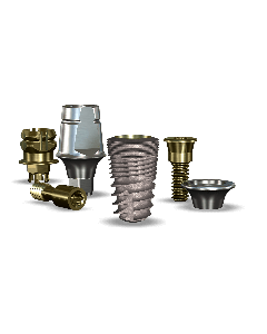 InterActive 5.0mmDx8mmL SBM: 3.4mmD Platform Dental Implant System - 1/Pack
