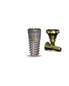 simplyInterActive 5.0mmDx10mmL SBM: 3.4mmD Platform Dental Implant System - 1/Pack