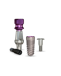ReActive 3.7mmDx8mmL SBM: 3.5mmD Platform Dental Implant System - 1/Pack