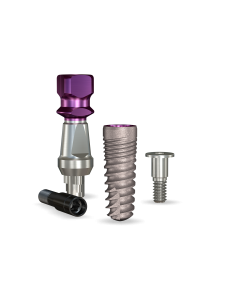 ReActive 3.7mmDx10mmL SBM: 3.5mmD Platform Dental Implant System - 1/Pack