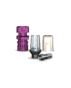 Legacy Straight Snappy Type Titanium Abutment (3.5mmD Platformx1mmL Collar Height) - 1/Box