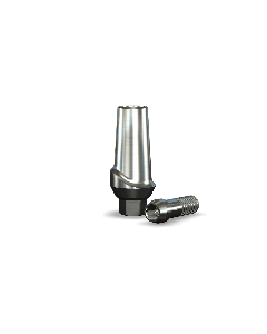 Legacy Straight Contoured Titanium Abutment (4.5mmD Widthx3.5mmD Platformx1mmL Collar Height)-1/Box