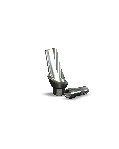 Legacy 15° Angled Contoured Titanium Abutment (3.5mmD Platformx1mmL Collar Height) - 1/Box