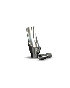 Legacy 15° Angled Contoured Titanium Abutment (3.5mmD Platformx2mmL Collar Height) - 1/Box