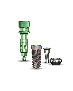 Legacy1™ 3.7mmDx8mmL SBM: 3.5mmD Platform Dental Implant System - 1/Pack