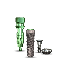 Legacy1™ 3.7mmDx11.5mmL SBM: 3.5mmD Platform Dental Implant System - 1/Pack