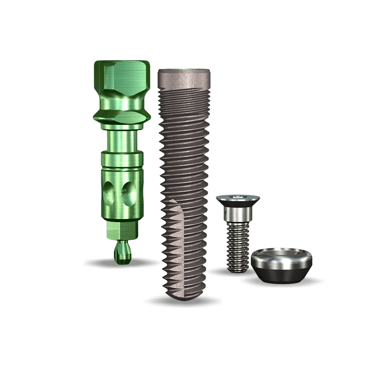 Legacy1™ 3.7mmDx16mmL SBM: 3.5mmD Platform Dental Implant System - 1/Pack