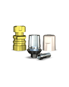Legacy Straight Snappy Type Titanium Abutment (4.5mmD Platformx1mmL Collar Height) - 1/Box