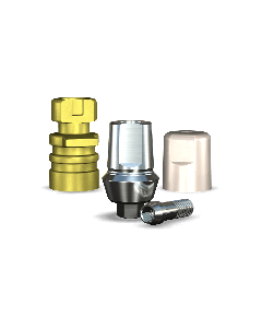 Legacy Straight Snappy Type Titanium Abutment (4.5mmD Platformx2mmL Collar Height) - 1/Box