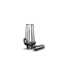 Legacy Straight Contoured Titanium Abutment (5.4mmD Widthx4.5mmD Platformx1mmL Collar Height)-1/Box