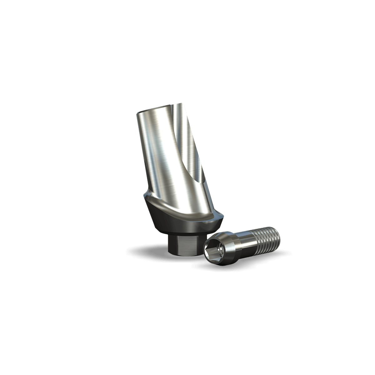 Legacy 15° Angled Contoured Titanium Abutment (4.5mmD Platformx1mmL Collar Height) - 1/Box