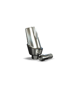 Legacy 15° Angled Contoured Titanium Abutment (4.5mmD Platformx2mmL Collar Height) - 1/Box