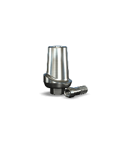 Legacy Straight Contoured Titanium Abutment (6.5mmD Widthx5.7mmD Platformx1mmL Collar Height)-1/Box