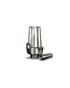 Legacy Straight Contoured Titanium Abutment (6.5mmD Widthx5.7mmD Platformx2mmL Collar Height)-1/Box