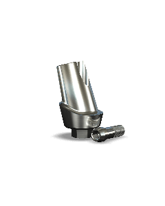 Legacy 15° Angled Contoured Titanium Abutment (5.7mmD Platformx2mmL Collar Height) - 1/Box