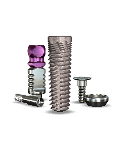 Legacy2™ 5.2mmDx16mmL SBM: 4.5mmD Platform Dental Implant System - 1/Pack