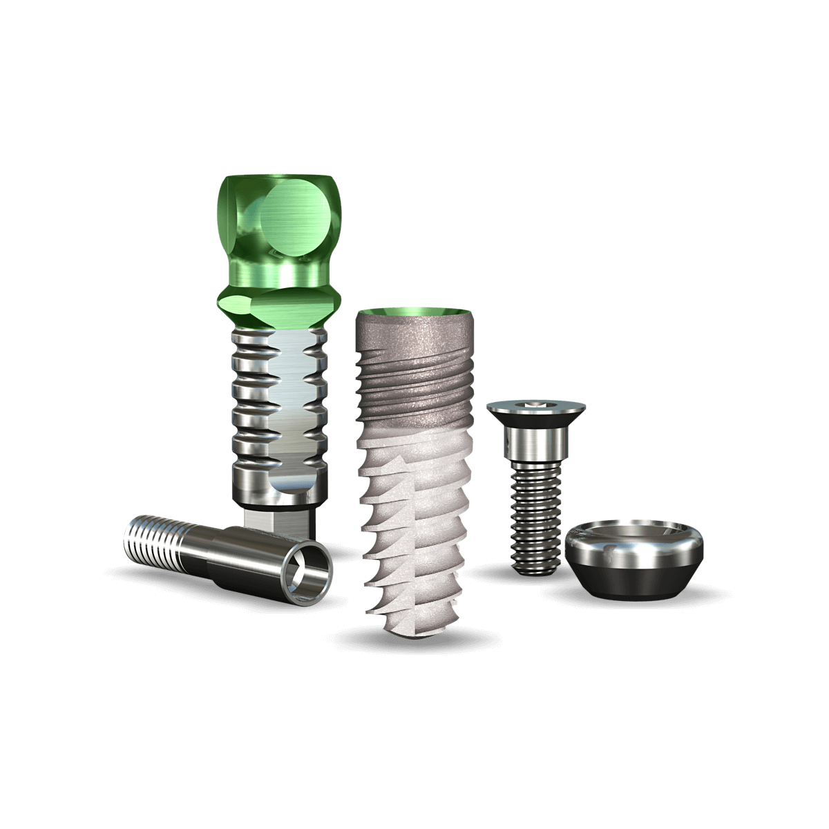 Legacy2™ 3.7mmDx10mmL HA: 3.5mmD Platform Dental Implant System - 1/Pack