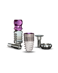 Legacy2™ 4.7mmDx8mmL HA: 4.5mmD Platform Dental Implant System - 1/Pack