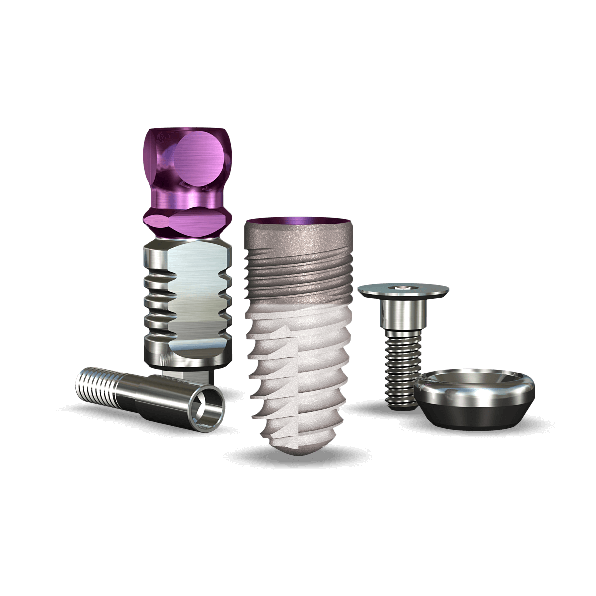 Legacy2™ 4.7mmDx10mmL HA: 4.5mmD Platform Dental Implant System - 1/Pack
