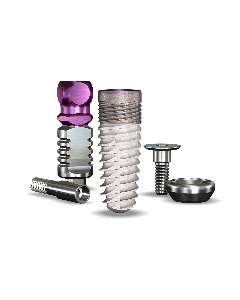 Legacy2™ 4.7mmDx13mmL HA: 4.5mmD Platform Dental Implant System - 1/Pack