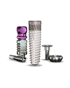 Legacy2™ 4.7mmDx16mmL HA: 4.5mmD Platform Dental Implant System - 1/Pack