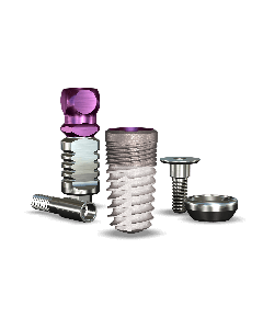 Legacy2™ 5.2mmDx10mmL HA: 4.5mmD Platform Dental Implant System - 1/Pack