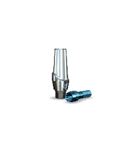 Legacy Straight Contoured Titanium Abutment (3.7mmD Widthx3.0mmD Platformx2mmL Collar Height)-1/Box