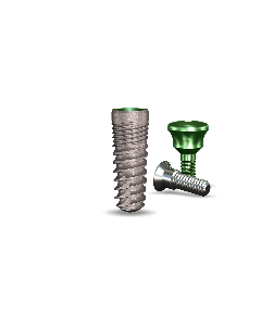 simplyLegacy3™ 3.7mmDx10mmL SBM: 3.5mmD Platform Dental Implant System - 1/Pack