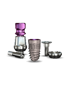 Legacy3™ 4.7mmDx8mmL SBM: 4.5mmD Platform Dental Implant System - 1/Pack