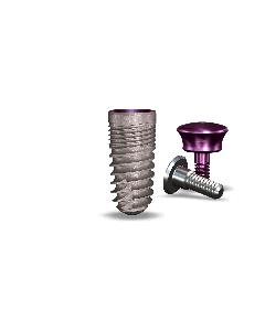 simplyLegacy3™ 4.7mmDx10mmL SBM: 4.5mmD Platform Dental Implant System - 1/Pack