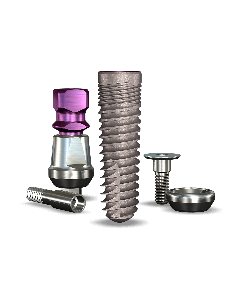 Legacy3™ 4.7mmDx16mmL SBM: 4.5mmD Platform Dental Implant System - 1/Pack