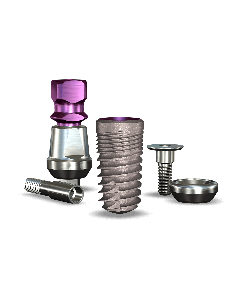 Legacy3™ 5.2mmDx10mmL SBM: 4.5mmD Platform Dental Implant System - 1/Pack