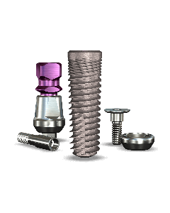 Legacy3™ 5.2mmDx16mmL SBM: 4.5mmD Platform Dental Implant System - 1/Pack