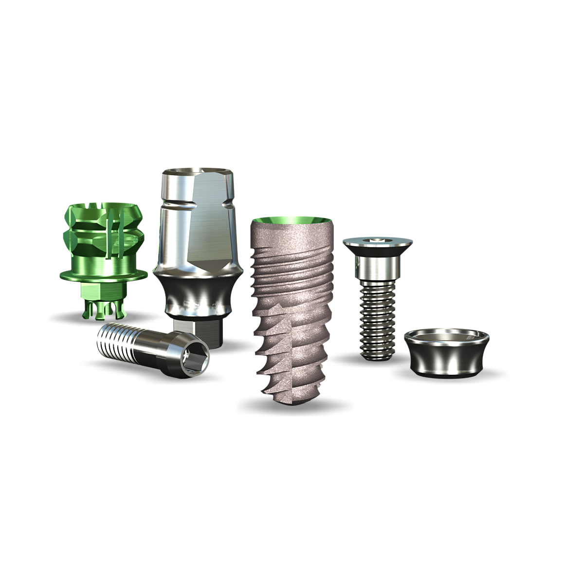 Legacy4™ 3.7mmDx8mmL SBM: 3.5mmD Platform Dental Implant System - 1/Pack