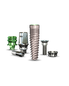 Legacy4™ 3.7mmDx13mmL SBM: 3.5mmD Platform Dental Implant System - 1/Pack