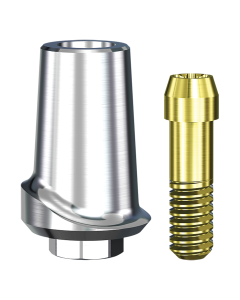 Swish Straight Contoured Titanium Abutment (4.8mmD Platformx0.5mmL Collar Height) - 1/Box