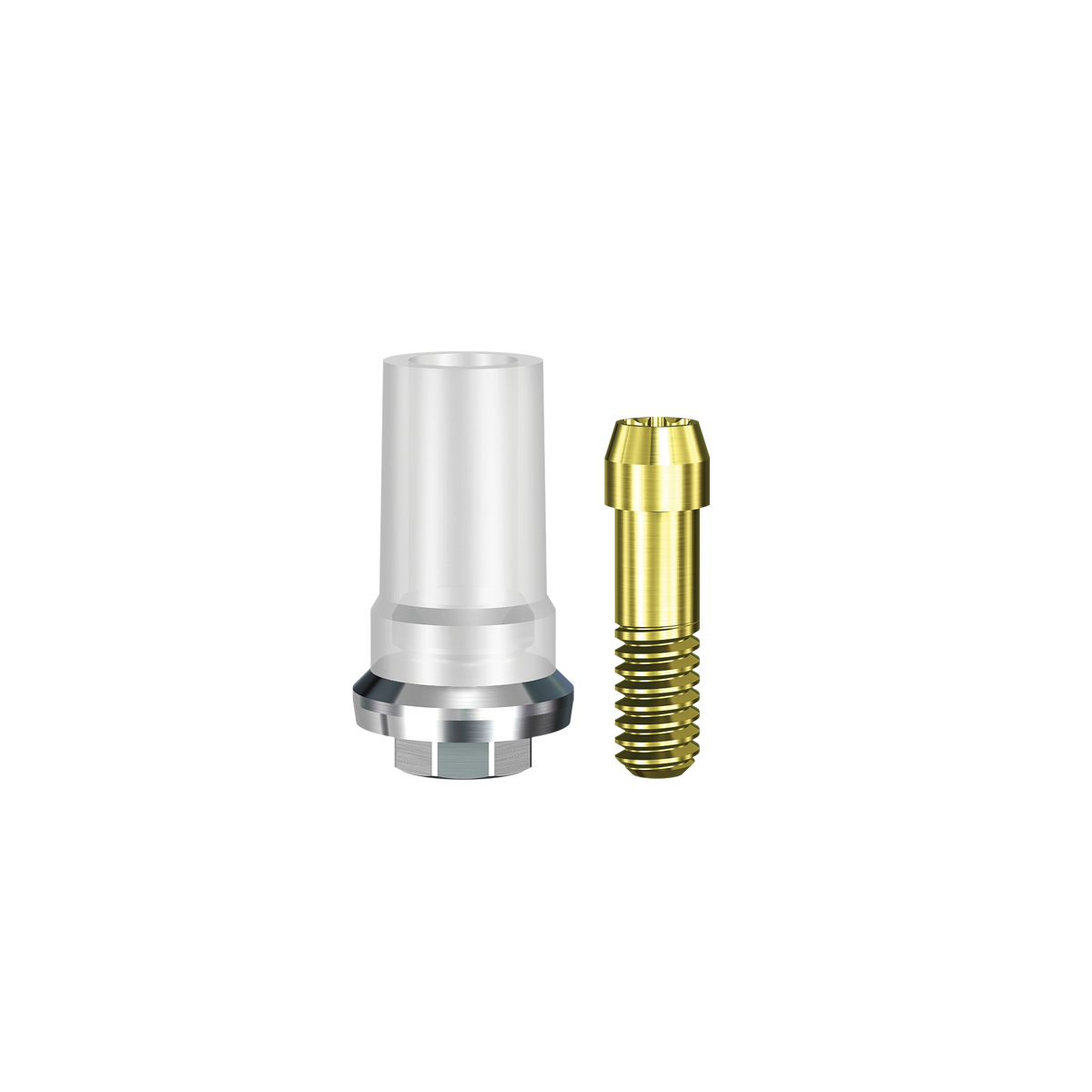 Swish Engaging Castable Abutment (4.8mmD Platformx1mmL Collar Height) - 1/Box