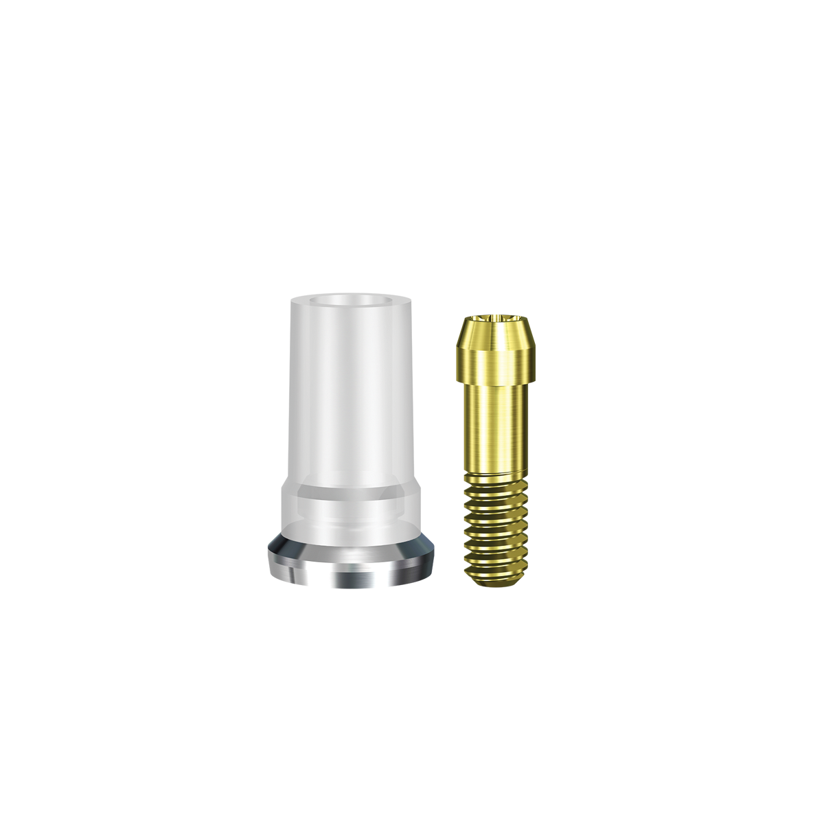 Swish Non-Engaging Castable Abutment (4.8mmD Platformx1mmL Collar Height) - 1/Box