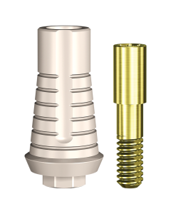 Swish Plastic Engaging Temporary Abutment (4.8mmD Platformx1mmL Collar Height) - 1/Box