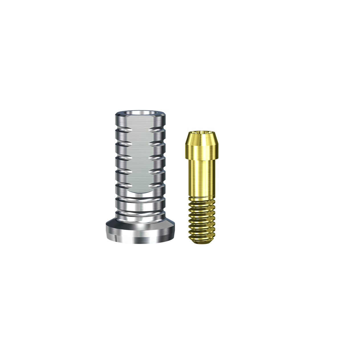 Swish Titanium Non-Engaging Temporary Abutment (4.8mmD Platformx1mmL Collar Height) - 1/Box