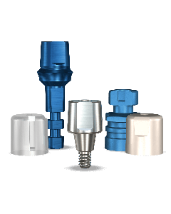 Swish Straight Snappy Type Titanium Abutment (6.5mmD Platformx0mmL Collar Height) - 1/Box