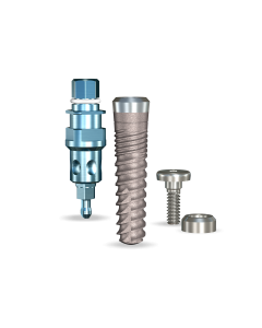 SwishPlus Implant 3.3mmDx12mmL SBM: 3.7mmD Platform Implant Dental System - 1/Pack