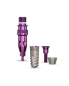 SwishActive 3.3mmDx8mmL SBM: 3.0mmD Platform Dental Implant System - 1/Pack